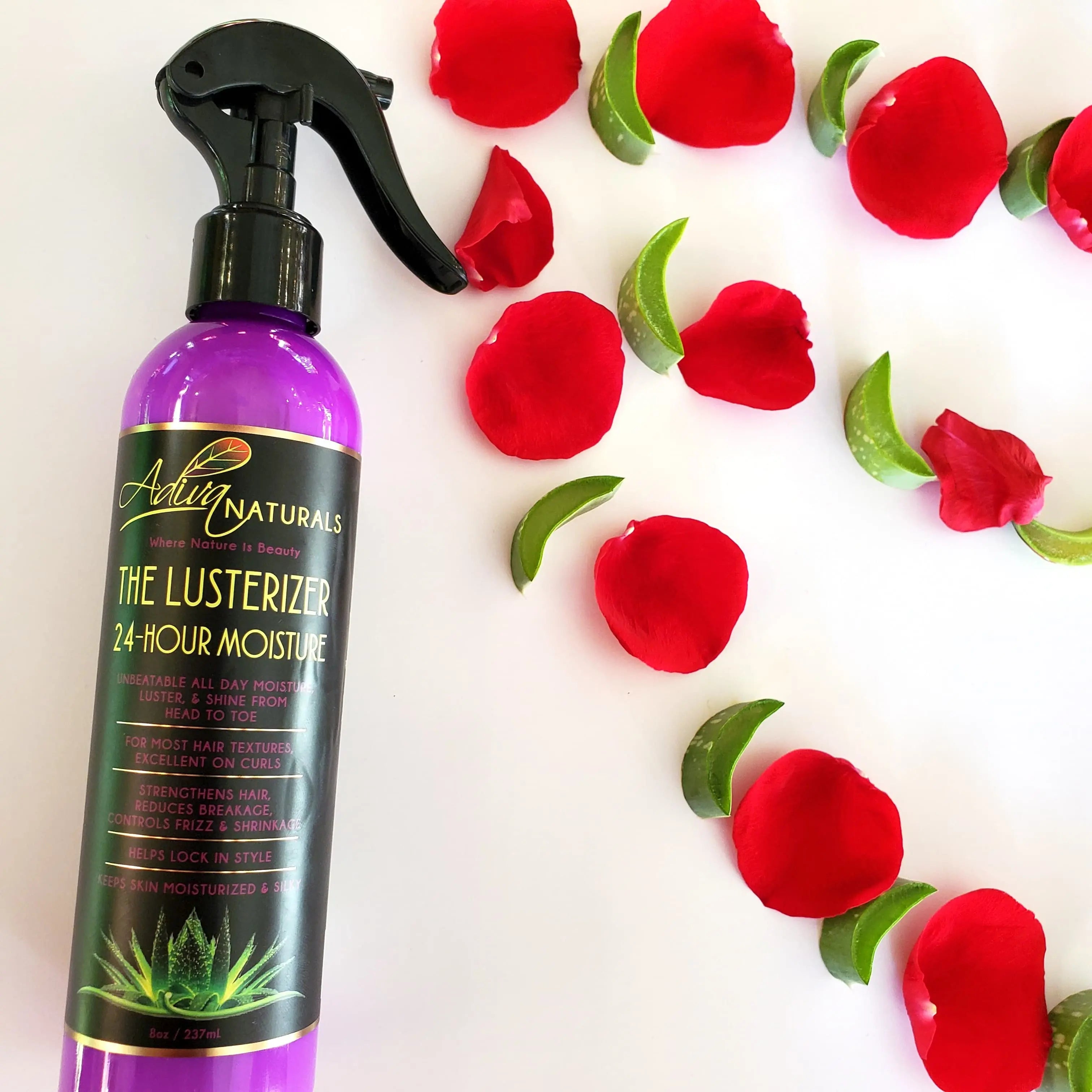 The Lusterizer Hair & Skin Care - 24-Hour Moisture - 8oz Adiva Naturals