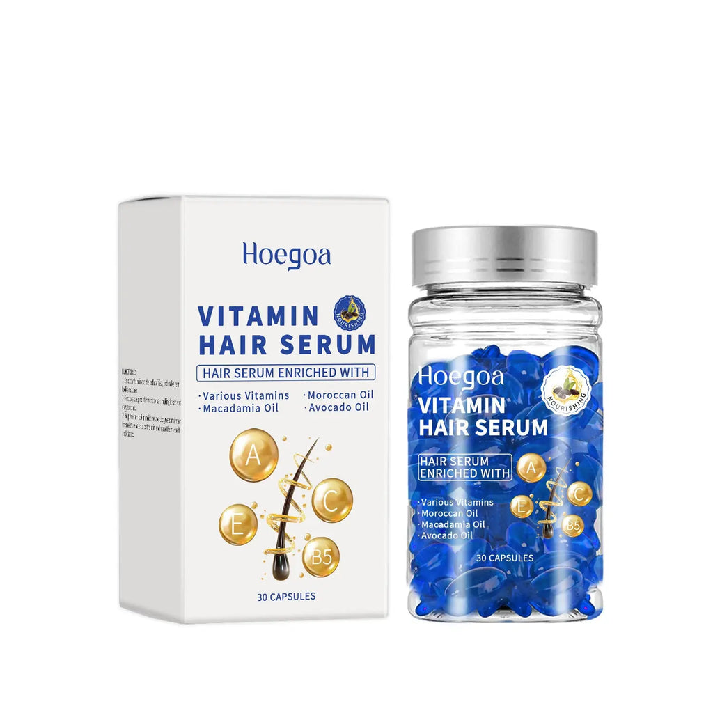Hoegoa Vitamin Hair Care Essence Capsules, Nourish And Repair Frizzy Hair, Soft And Glossy Hair Care Capsules eprolo