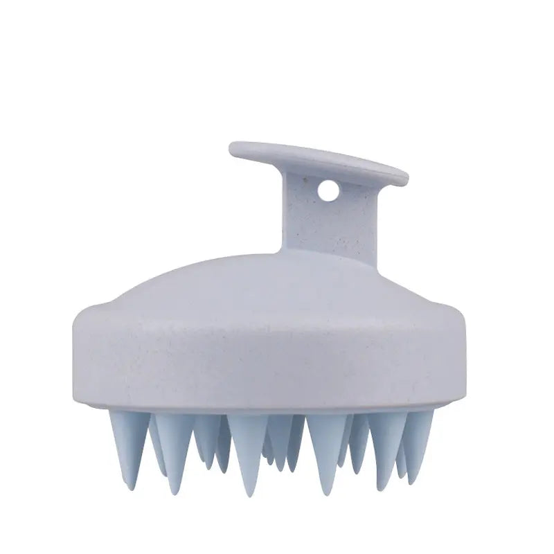 Wheat straw household scalp cleaning anti itch massage brush scratch head silicone hair wash brush eprolo