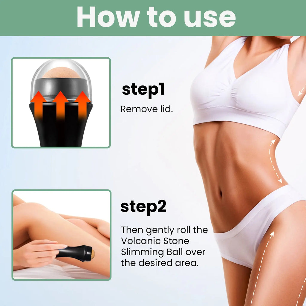 EELHOE Volcanic Stone Body Shaping Ball, Massage The Body To Lift The Muscles To Tighten The Belly Beauty Slimming Ball eprolo