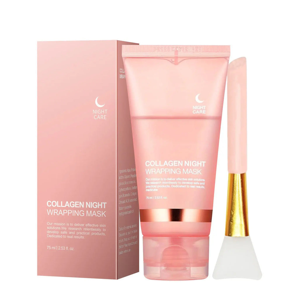 Collagen Night Wrapping Mask Facial Hydrating Moisturizing Peel-Off Mask eprolo
