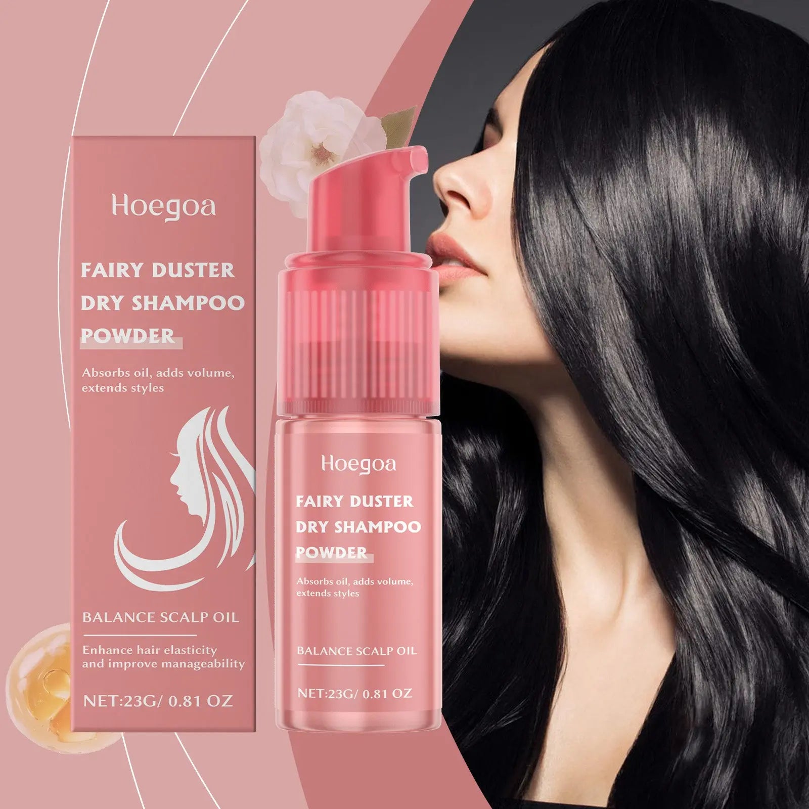 Hoegoa Leave-In Dry Hair Spray Refreshing And Moisturizing Light Supple Repair Gloss Leave-In Cleaning Spray eprolo