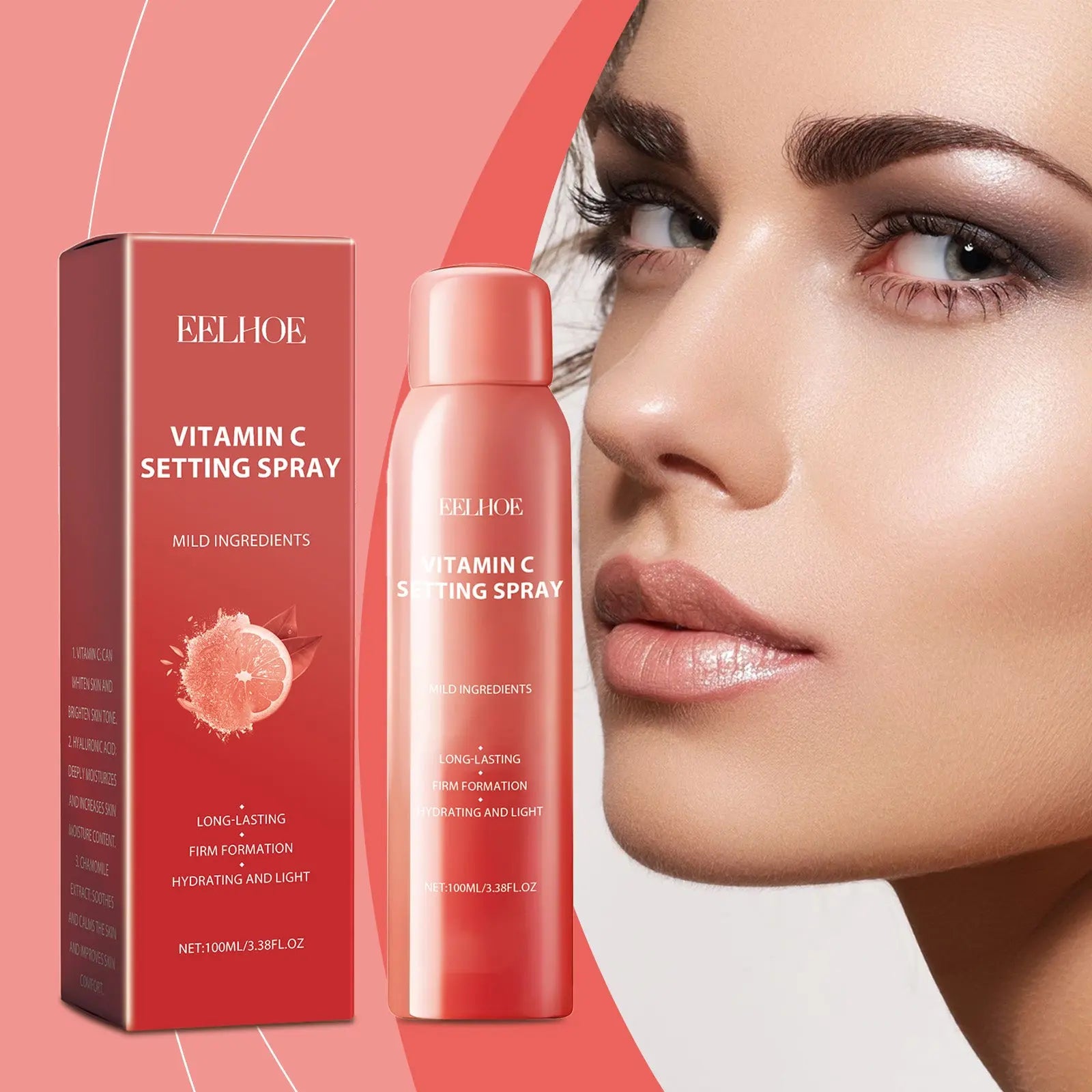 EELHOE Moisturizing Setting Spray Hydrating, Refreshing, Non-Greasy, High-Moisture, Lightweight, Breathable And Portable Makeup Holding Spray eprolo