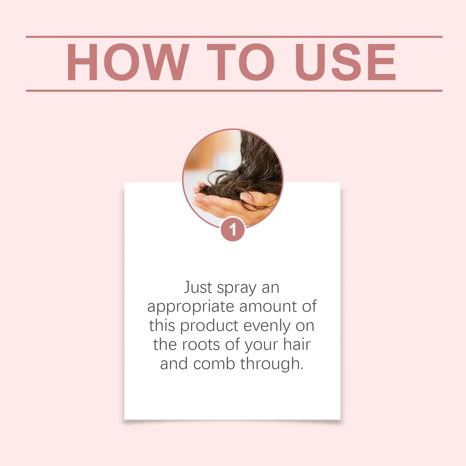 Hoegoa Leave-In Dry Hair Spray Refreshing And Moisturizing Light Supple Repair Gloss Leave-In Cleaning Spray eprolo