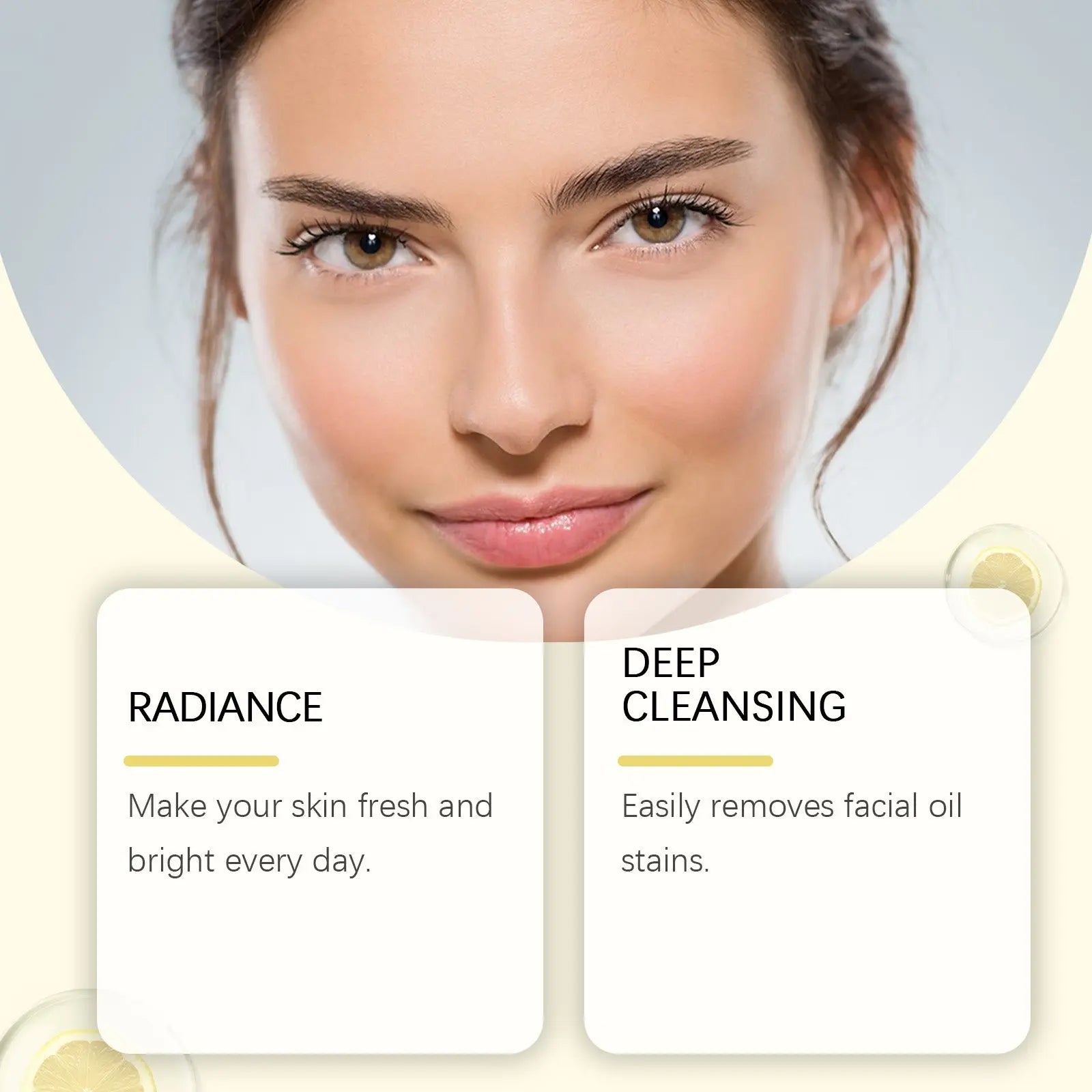 Hoygi Vitamin C Brightening Cleanser, Moisturizes And Soothes Facial Skin With A Clean, Hydrating, Non-Tightening Cleanser eprolo