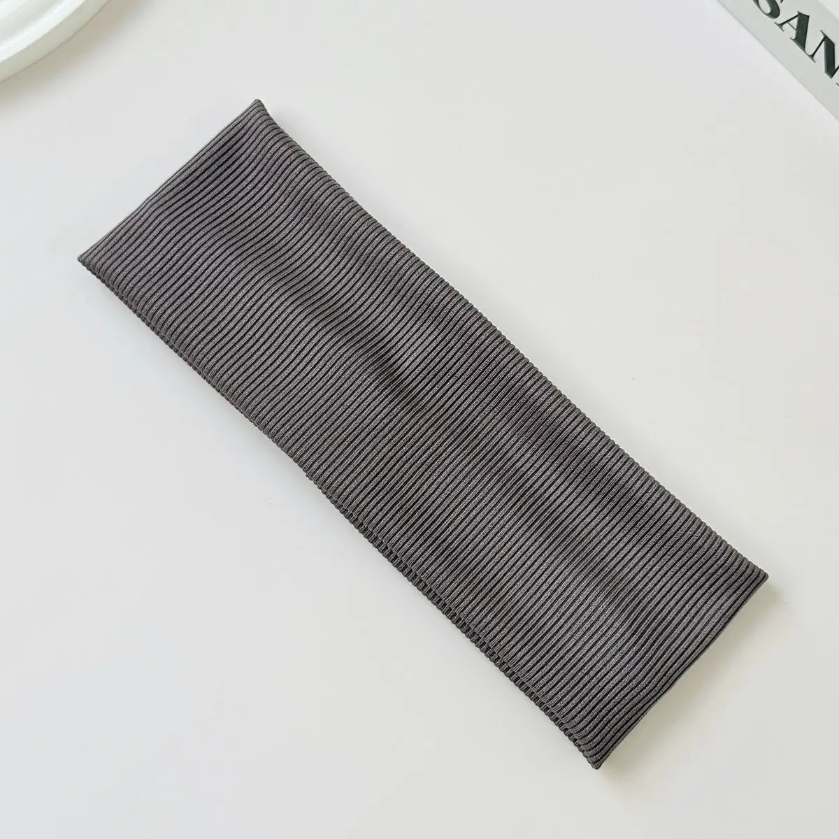 Cotton Elastic Headband Wide Sweat-Absorbent Band, Solid Color, Multi-Functional Headwear eprolo