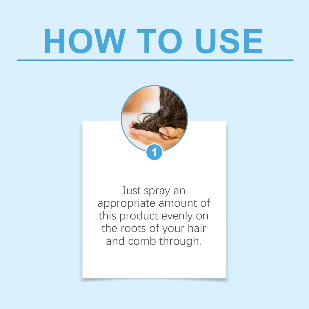 Hoegoa Leave-In Hair Drying Spray Hair Drying Plant Essence Cleans Light, Refreshing And Fluffy Hair eprolo