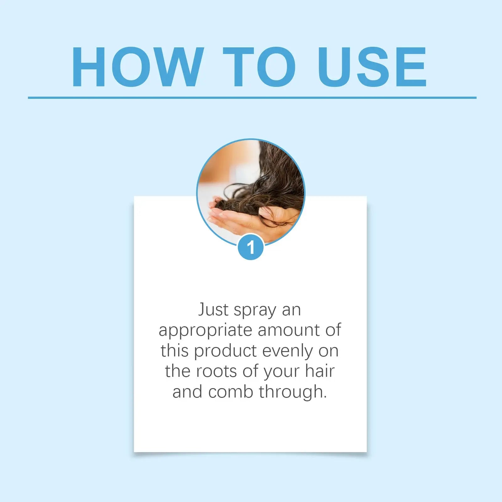 Hoegoa Leave-In Hair Drying Spray Hair Drying Plant Essence Cleans Light, Refreshing And Fluffy Hair eprolo