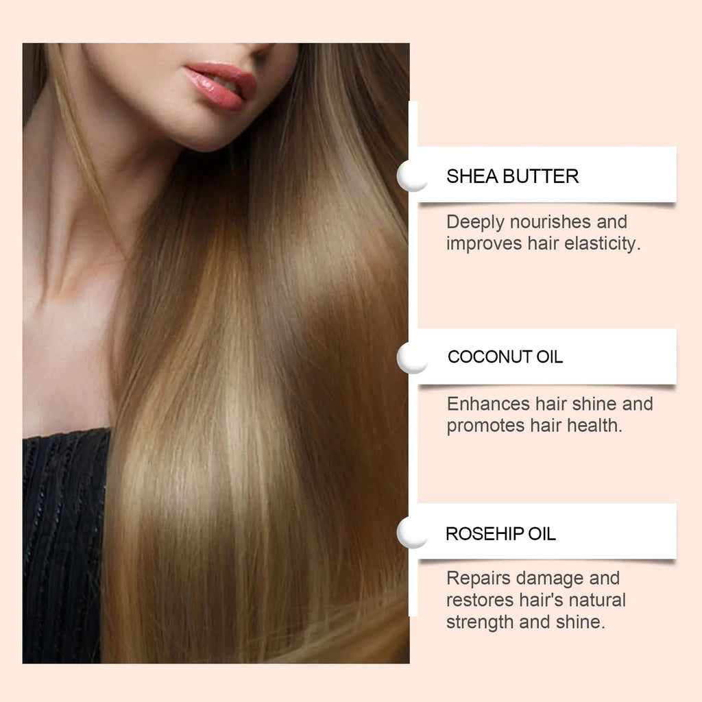 Hoegoa Hair Care Essential Oil, Nourishes Smooth Hair, Natural Shine, Fluff And Improves Frizzy Hair eprolo