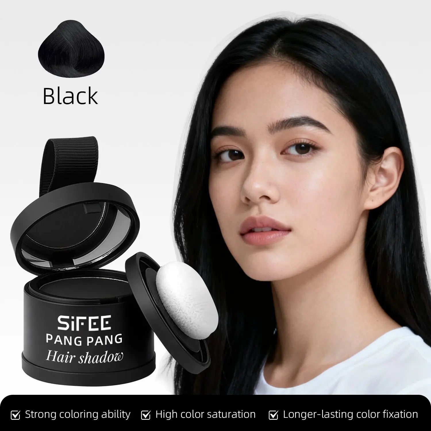 Hairline Powder Hair Filler Waterproof Sweat-Proof Volumizing Powder Long-Lasting Makeup for Forehead and Side Profile Hair Powder eprolo