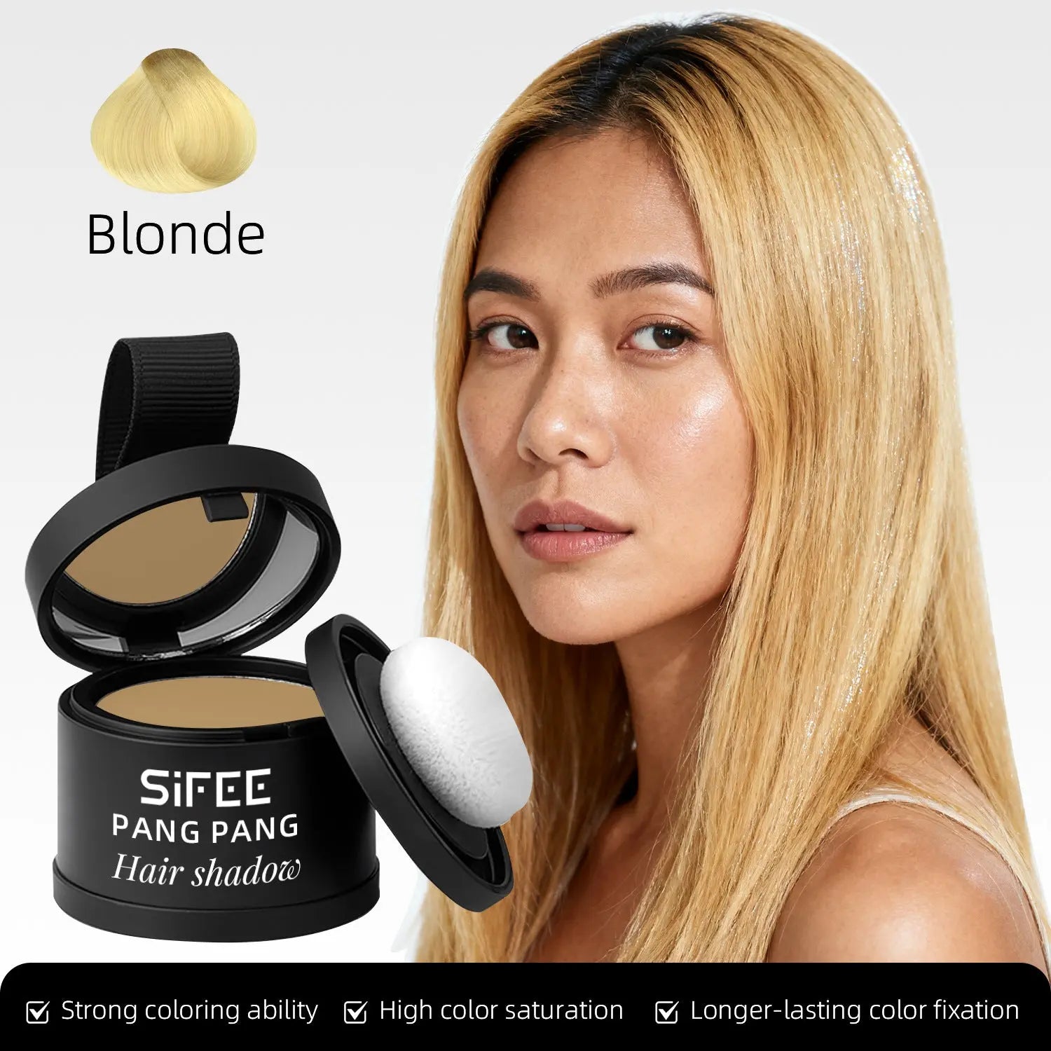 Hairline Powder Hair Filler Waterproof Sweat-Proof Volumizing Powder Long-Lasting Makeup for Forehead and Side Profile Hair Powder eprolo