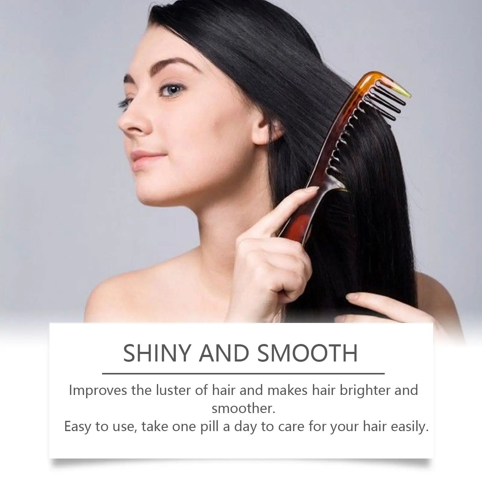 Hoegoa Vitamin Hair Care Essence Capsules, Nourish And Repair Frizzy Hair, Soft And Glossy Hair Care Capsules eprolo