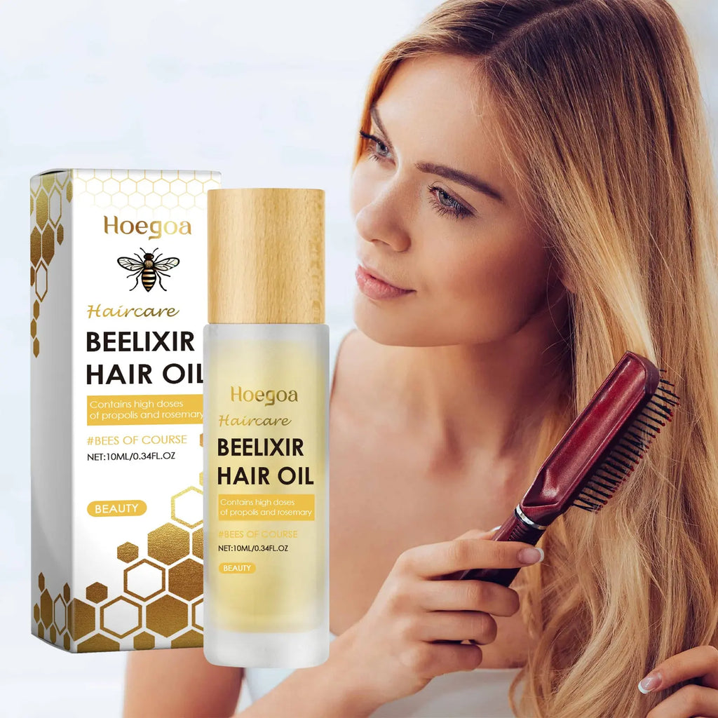 Hoegoa Honey Hair Care Essential Oil Honey Rosemary Scalp Repair Smooth And Moist Hair Care Essential Oil eprolo