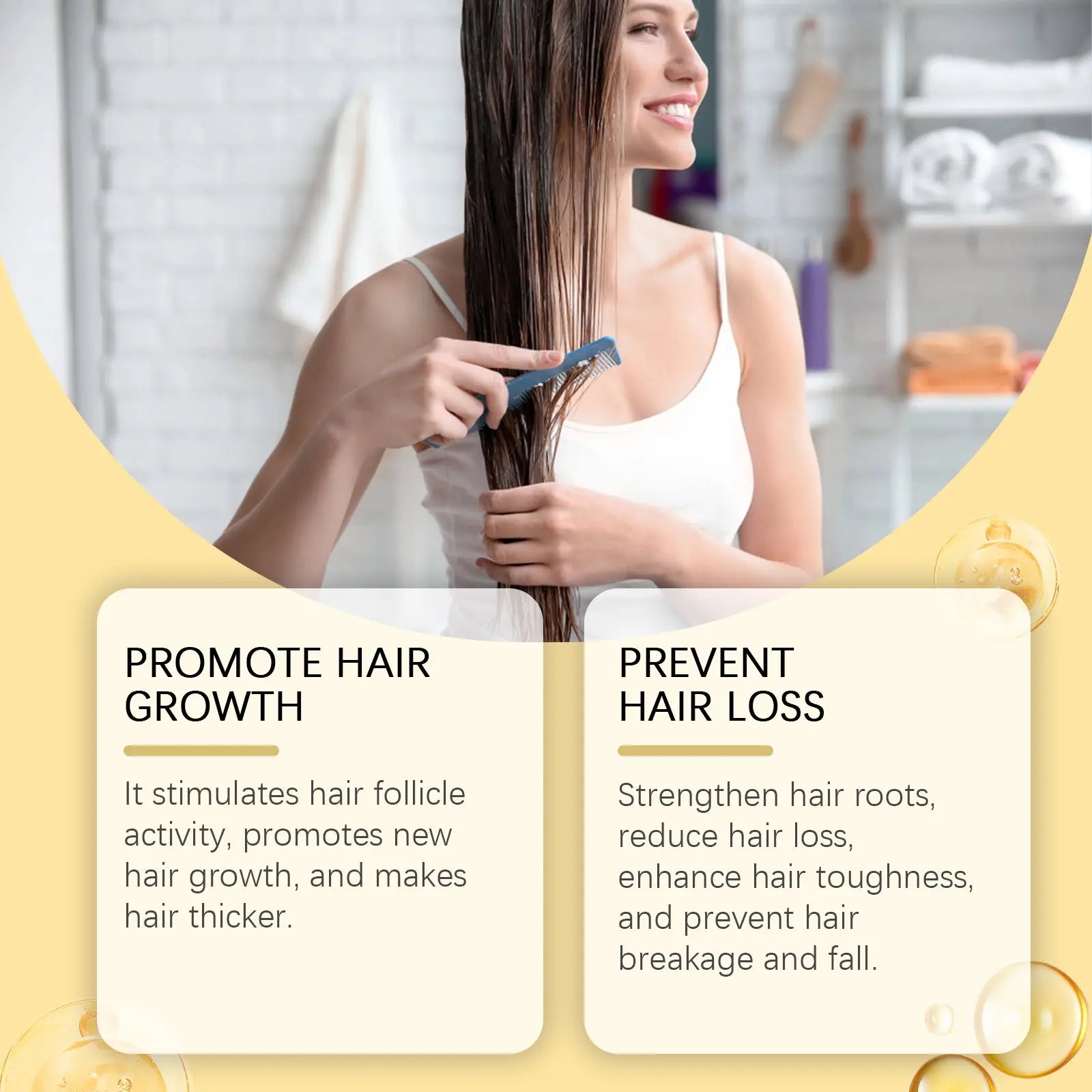 Hoegoa Honey Hair Care Essential Oil Honey Rosemary Scalp Repair Smooth And Moist Hair Care Essential Oil eprolo