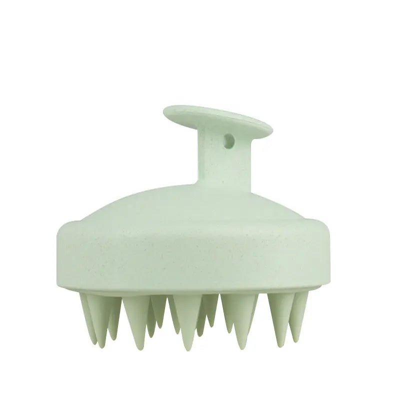Wheat straw household scalp cleaning anti itch massage brush scratch head silicone hair wash brush eprolo