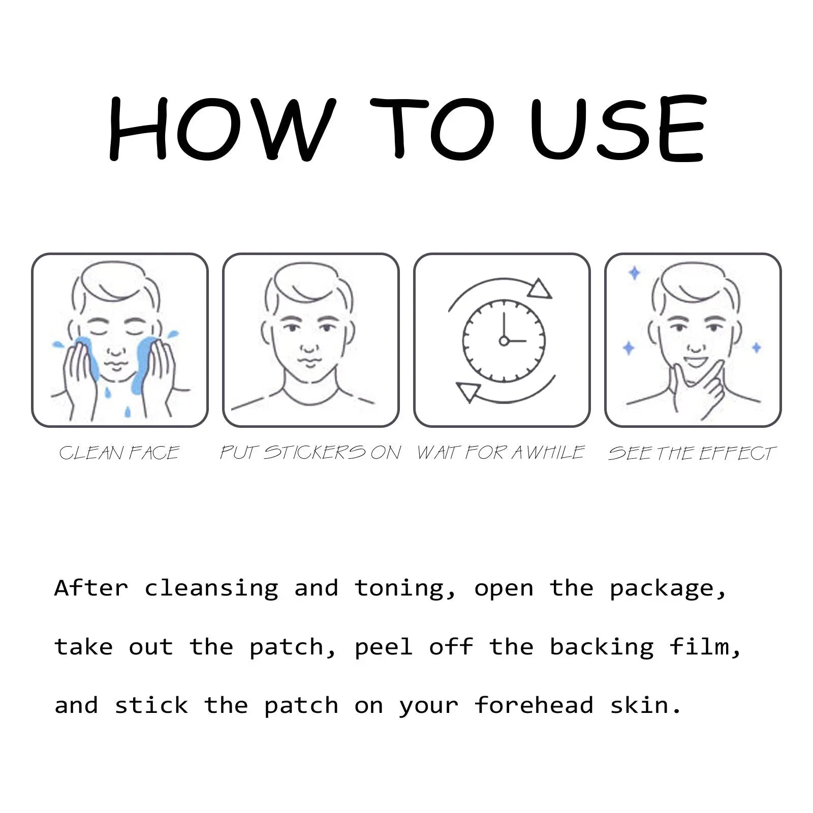 East Moon Anti-Wrinkle Forehead Patch For Men, Firming Forehead And Reducing Fine Lines And Wrinkles eprolo