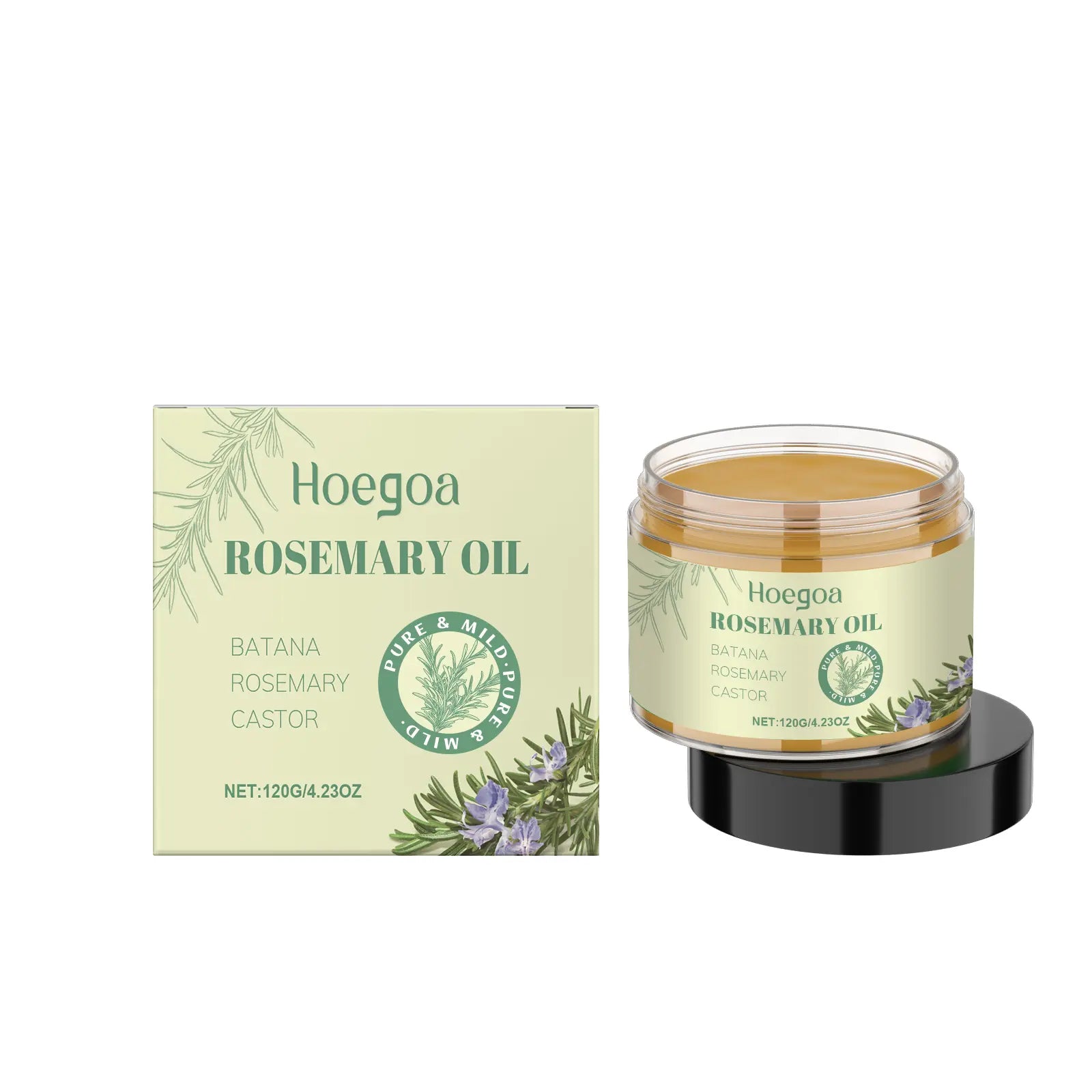 Hoegoa Rosemary Hair Balm Gently Pamper And Nourish Scalp, Repair Dry And Irritated Hair With Rosemary Balm eprolo