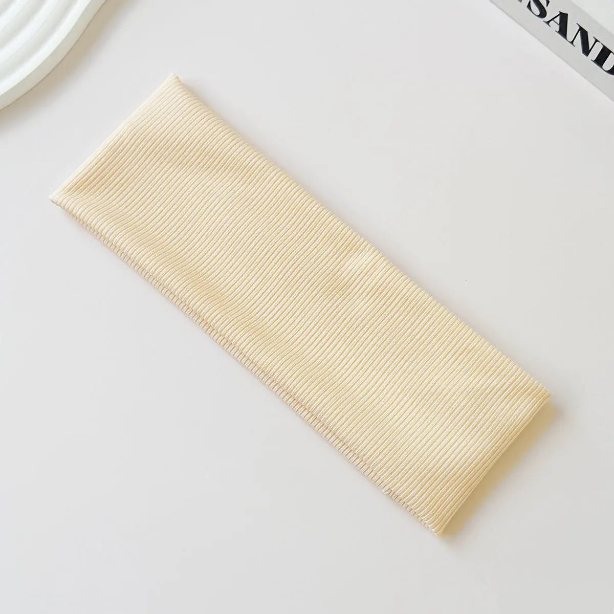 Cotton Elastic Headband Wide Sweat-Absorbent Band, Solid Color, Multi-Functional Headwear eprolo