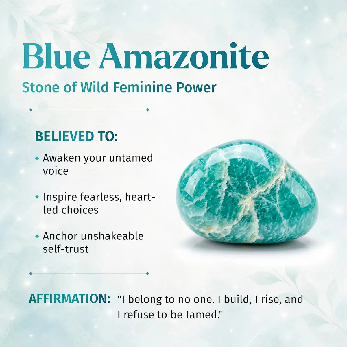Empire of Her Own – Premium Blue Amazonite Bracelet Conscious Items