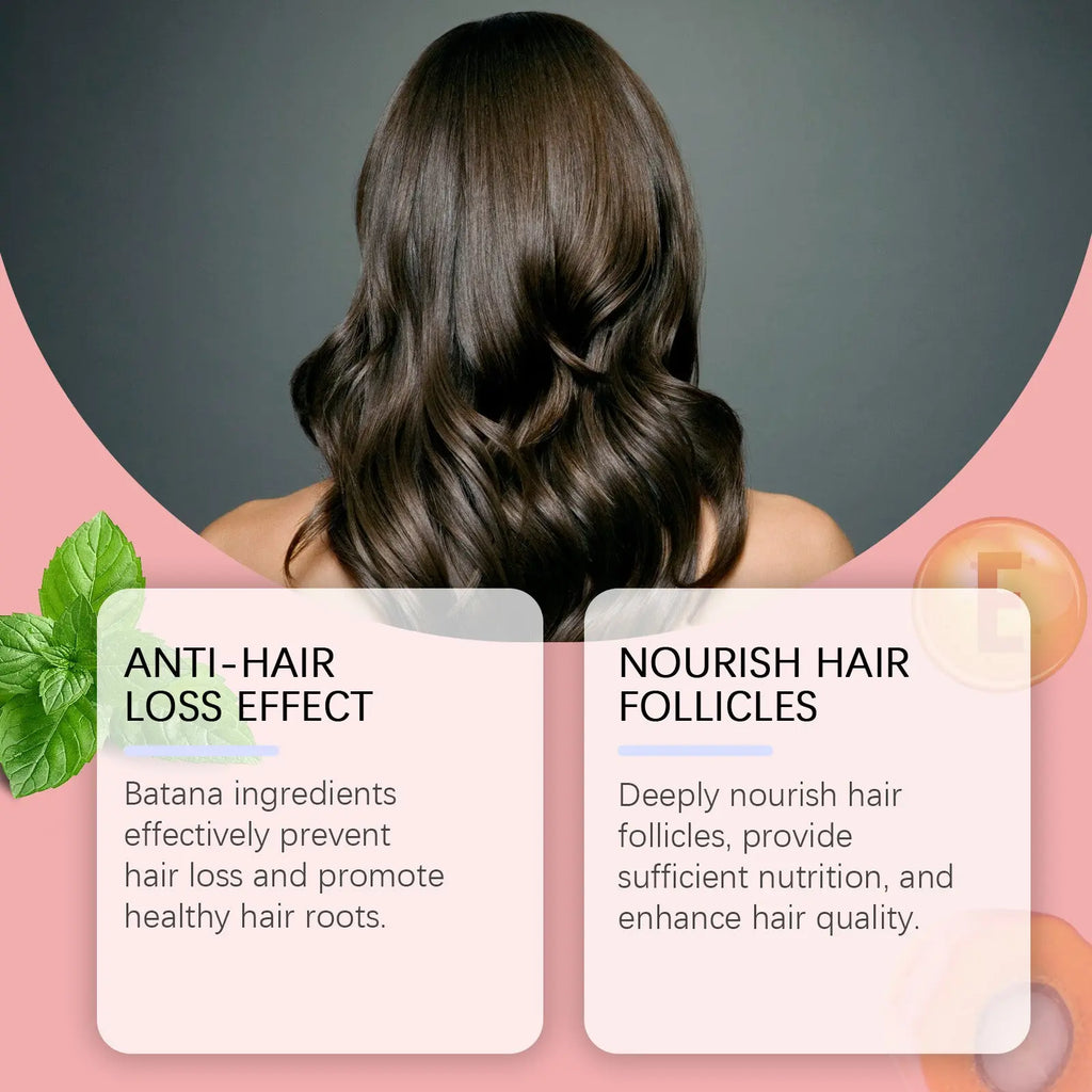 Hoegoa Batana Hair Care Oil Gently Nourishes Hair Follicles, Repairs Frizzy, Dry And Smooth Hair eprolo