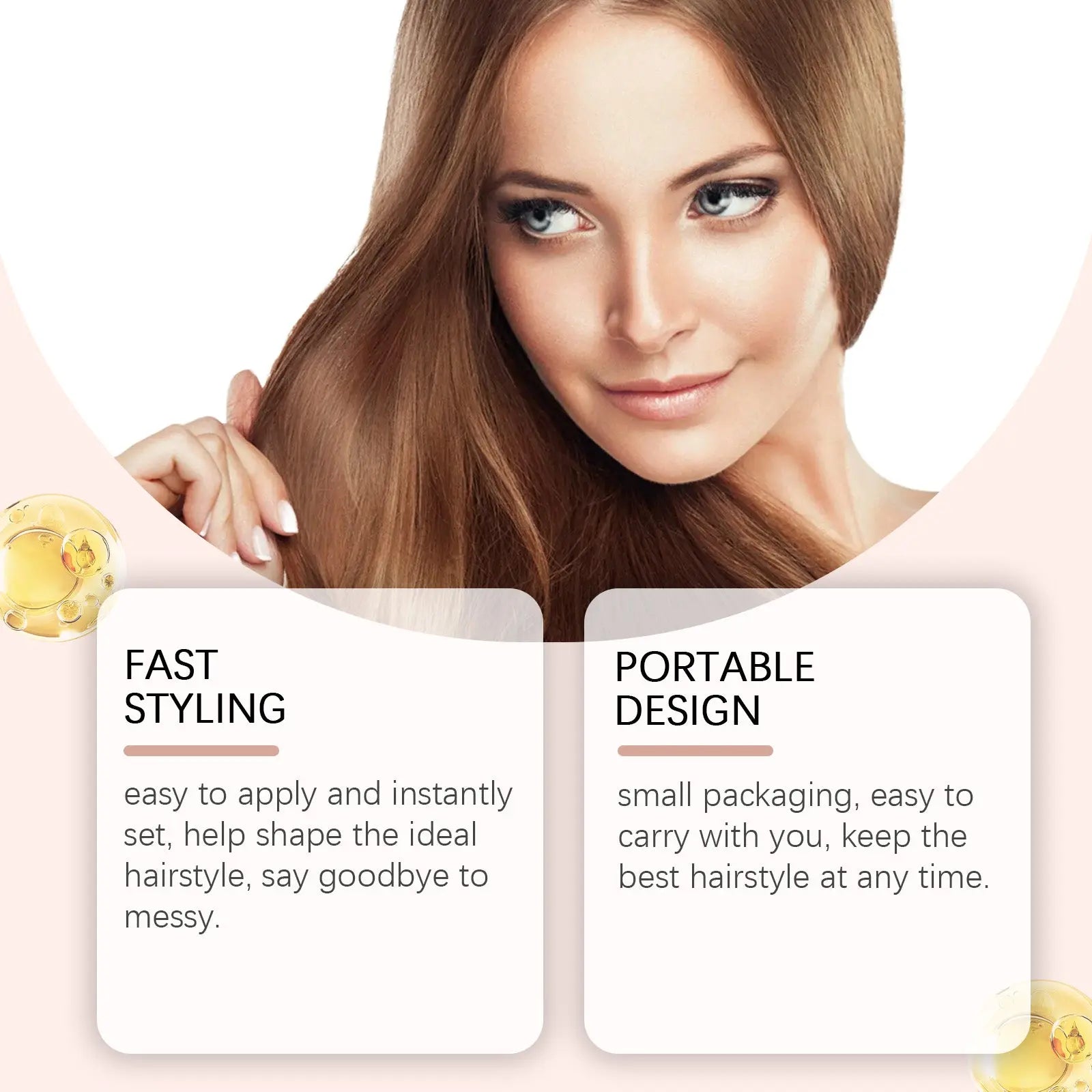 Hoegoa Gloss Wax Sticks Create A Shiny Look For Easy Washing And Keep Hair Fresh And Styling Wax eprolo