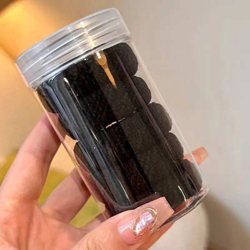 100 rubber bands canned headband macaron rubber band versatile rubber band hair tie rope eprolo