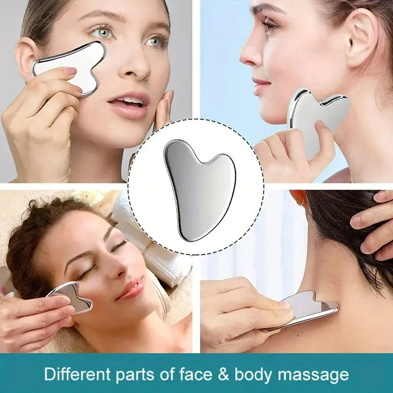 Silicone Ice Grid Scraping Plate Facial Care Tool Set with Storage Bag for Applying Ice Grid to Face eprolo