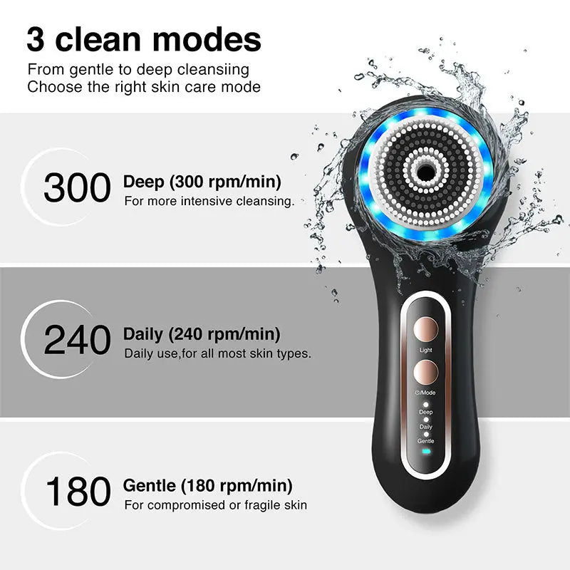 Electric facial brush for removing makeup and blackheads portable beauty tool multifunctional facial cleanser eprolo