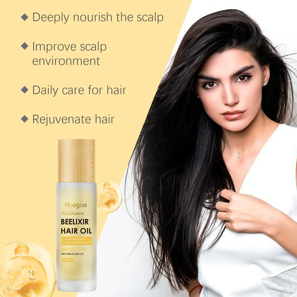 Hoegoa Honey Hair Care Essential Oil Honey Rosemary Scalp Repair Smooth And Moist Hair Care Essential Oil eprolo