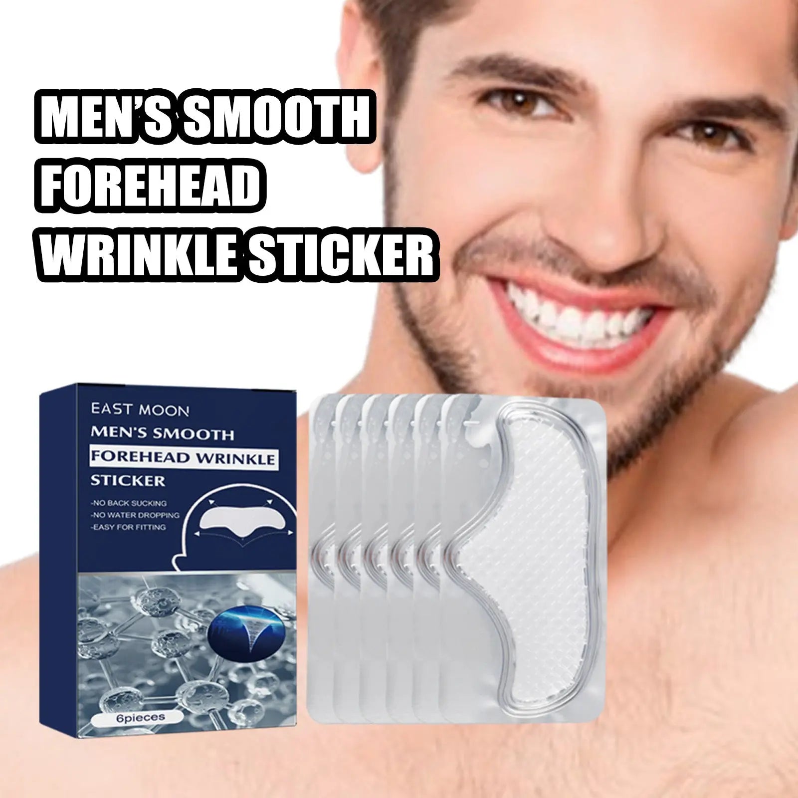 East Moon Anti-Wrinkle Forehead Patch For Men, Firming Forehead And Reducing Fine Lines And Wrinkles eprolo