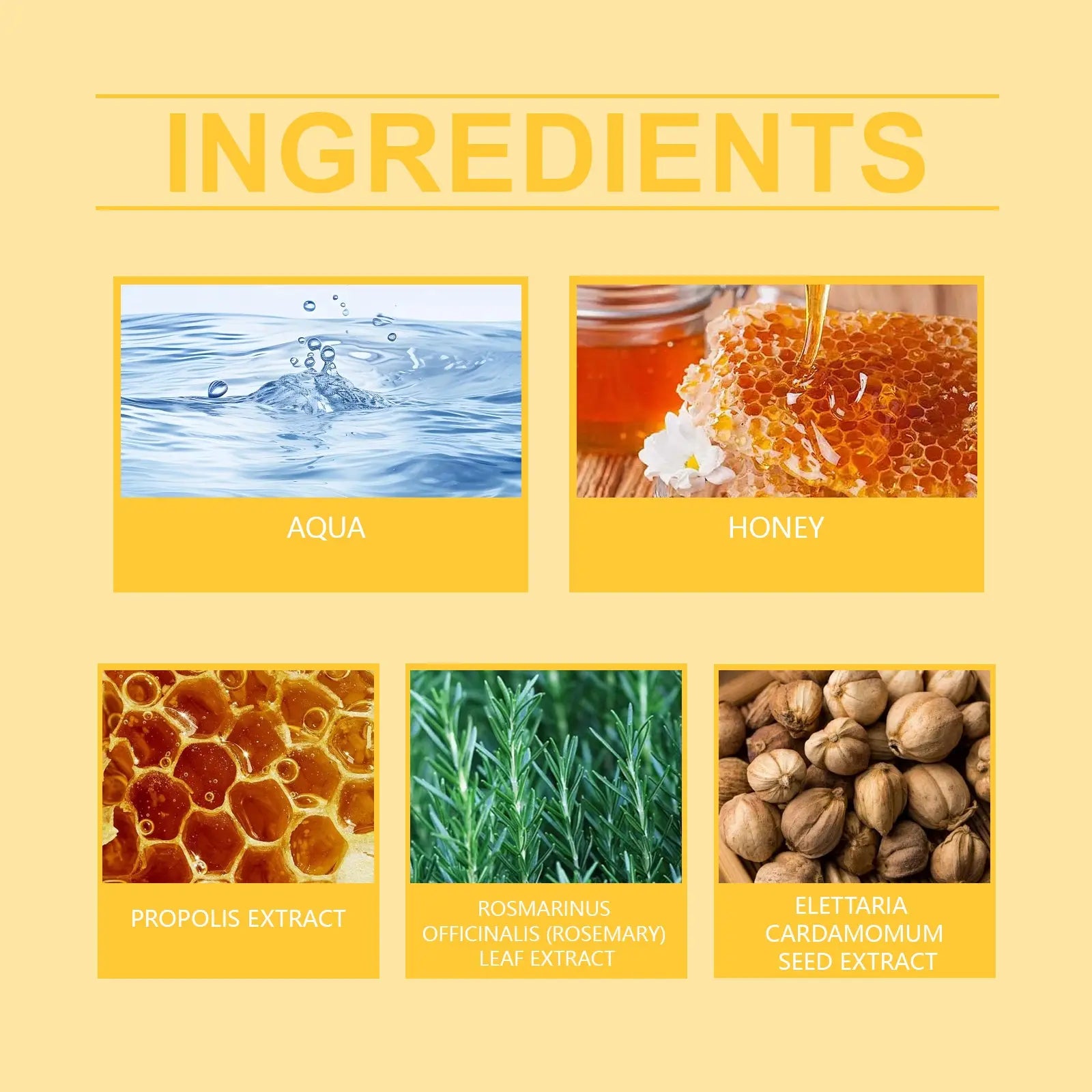 Hoegoa Honey Hair Care Essential Oil Honey Rosemary Scalp Repair Smooth And Moist Hair Care Essential Oil eprolo