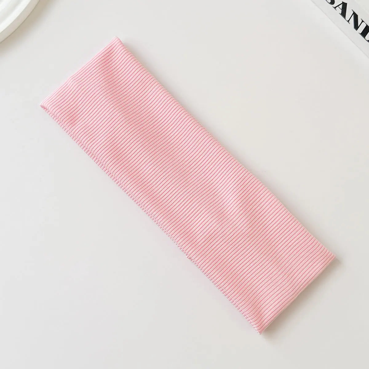 Cotton Elastic Headband Wide Sweat-Absorbent Band, Solid Color, Multi-Functional Headwear eprolo