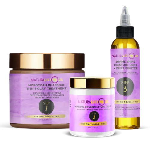 Hello Gorgeous Hair Care System (For Tight Curls) Naturalicious
