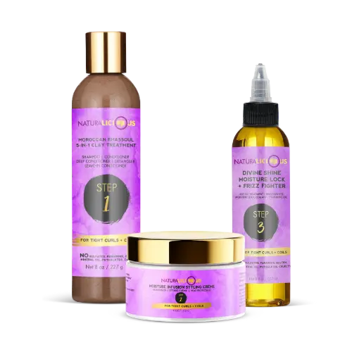 Hello Gorgeous Hair Care System (For Tight Curls) Naturalicious