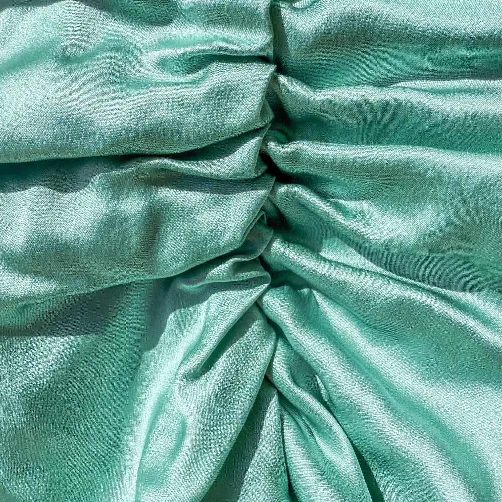 Organic Silk Hair Bonnet Jade Green LINA LENNOX