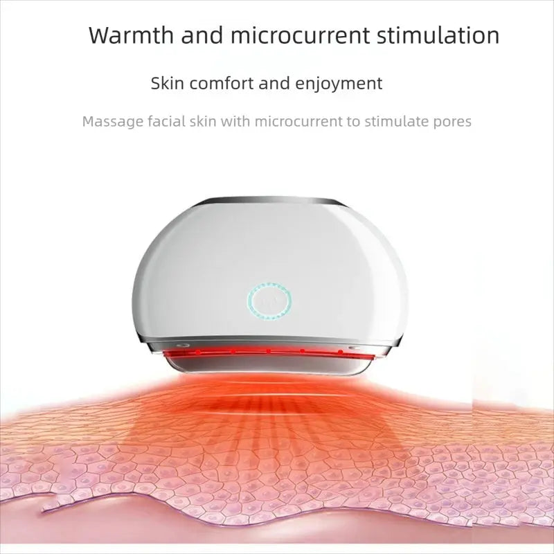 Face Skin Care Machine Electric Scraping Instrument Neck Face Lift EMS Micro Current Vibration Heating Household Beauty Device eprolo