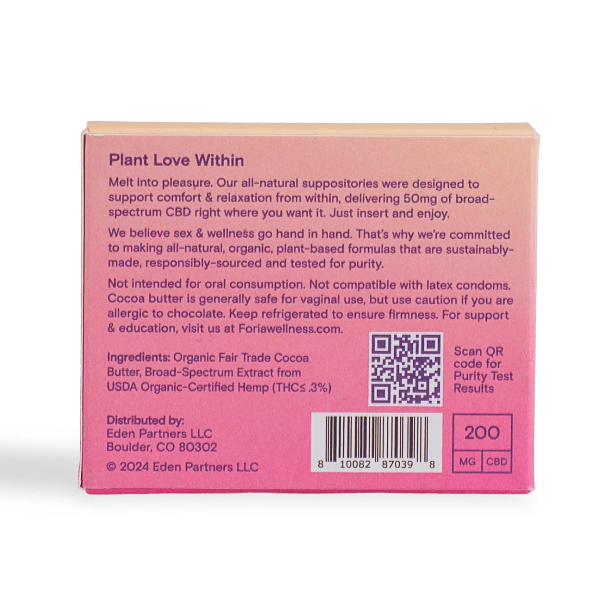 Intimacy Melts with CBD Foria