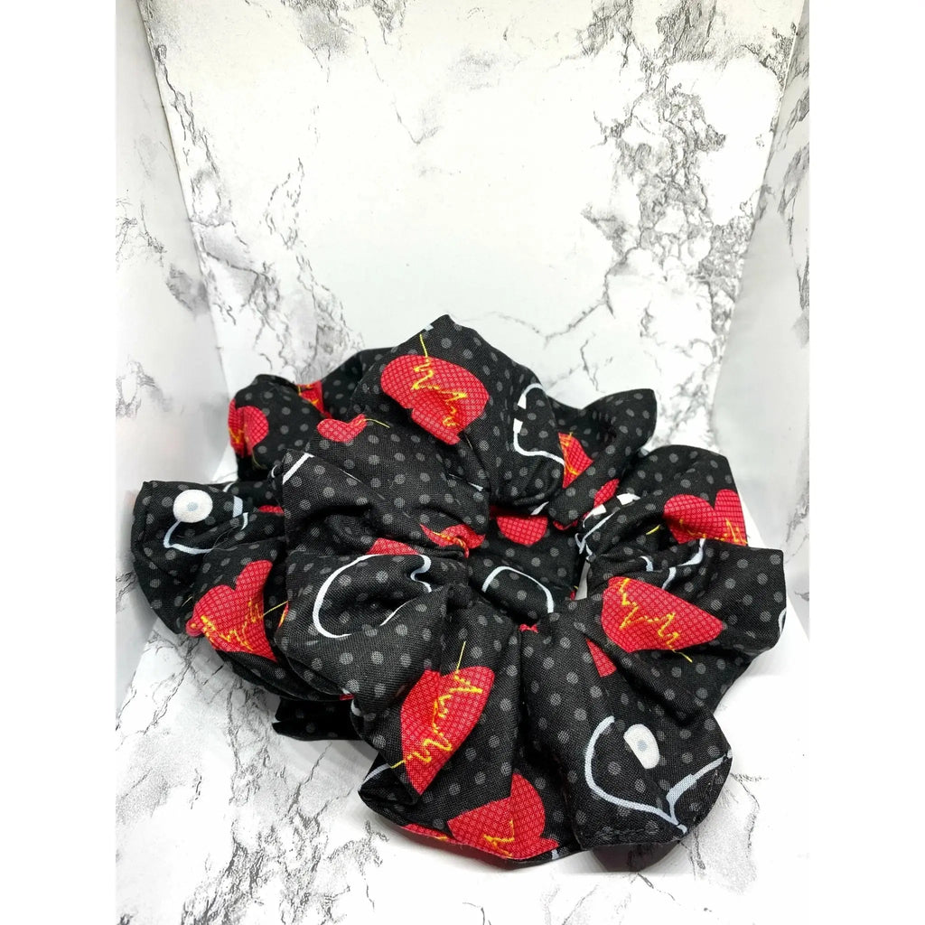 Health Care Worker Black Scrunchie Enchanted Scrunch